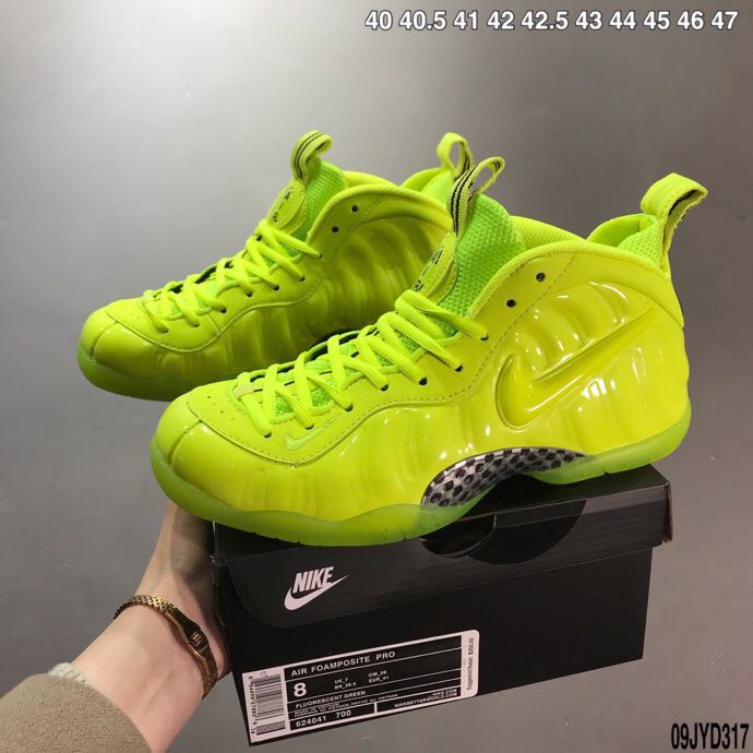 2020 Nike Air Foamposite I All Fluorscent Green - Click Image to Close